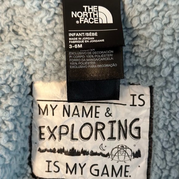 North Face Baby Bear One-Piece Bunting Suit - Picture 3 of 4